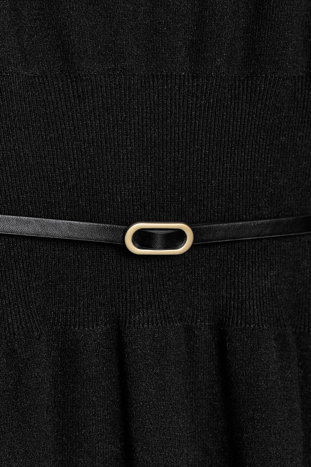 VESTIDO MIDI CINTUR?N / Negro - Zara фото 10