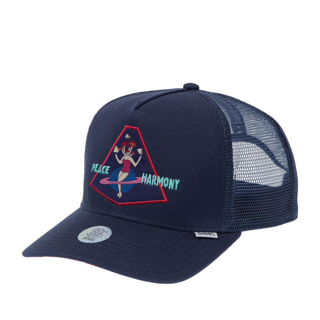Бейсболка DJINNS арт. HFT Peace Harmony (темно-синий)
