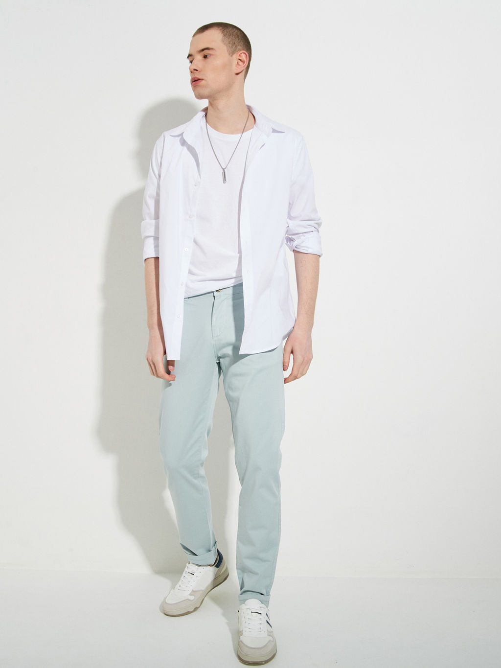 Мужские брюки зауженного кроя - Mossmore фото 30