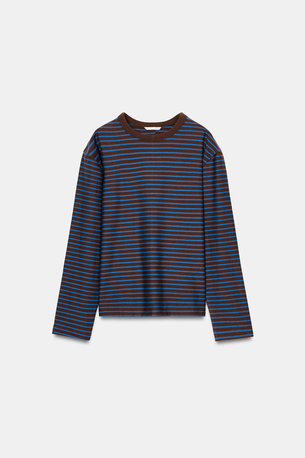 STRIPED LONG SLEEVE T-SHIRT - Zara фото 12