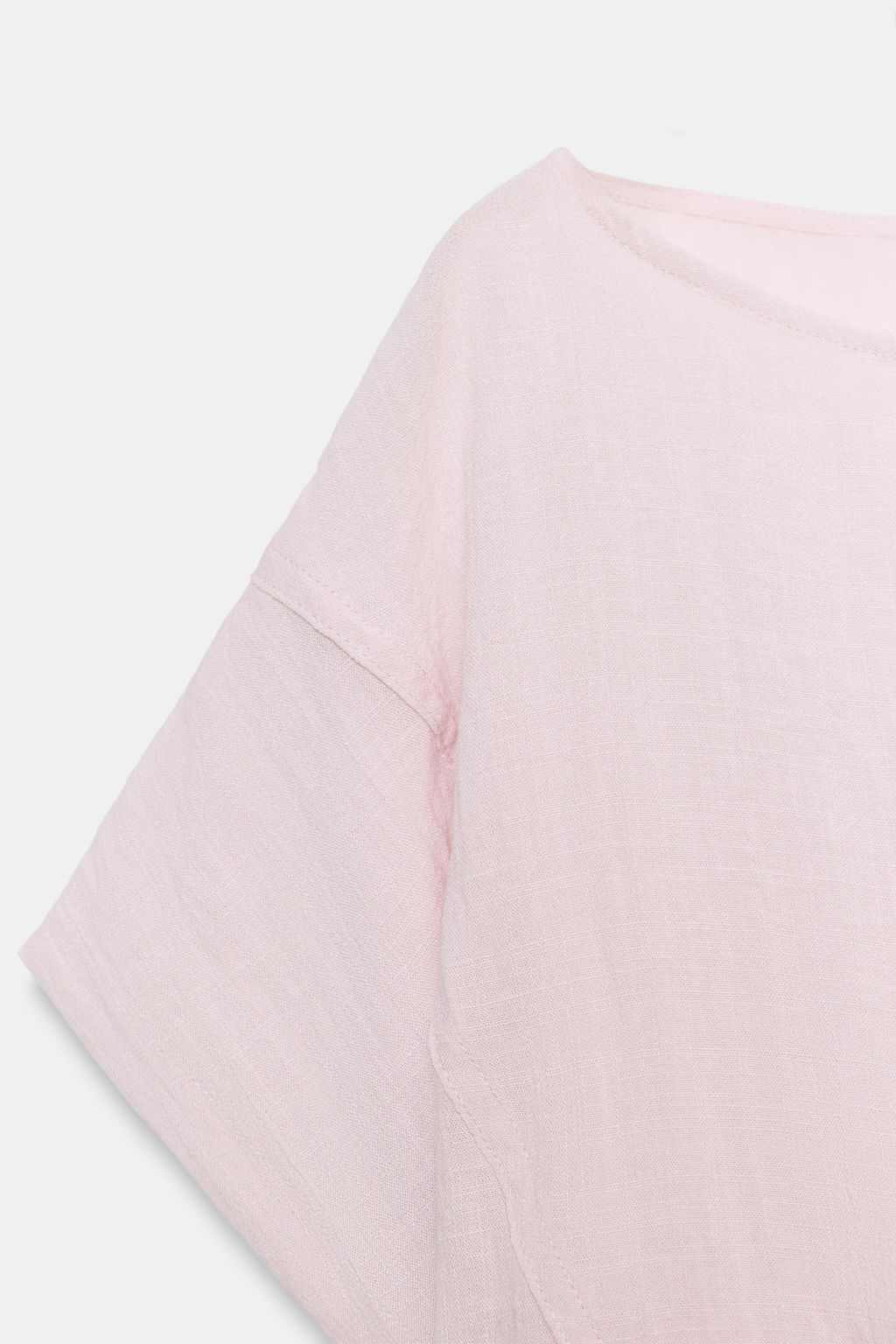 CAMISA CAPA BAJO AJUSTABLE / Rosa claro
