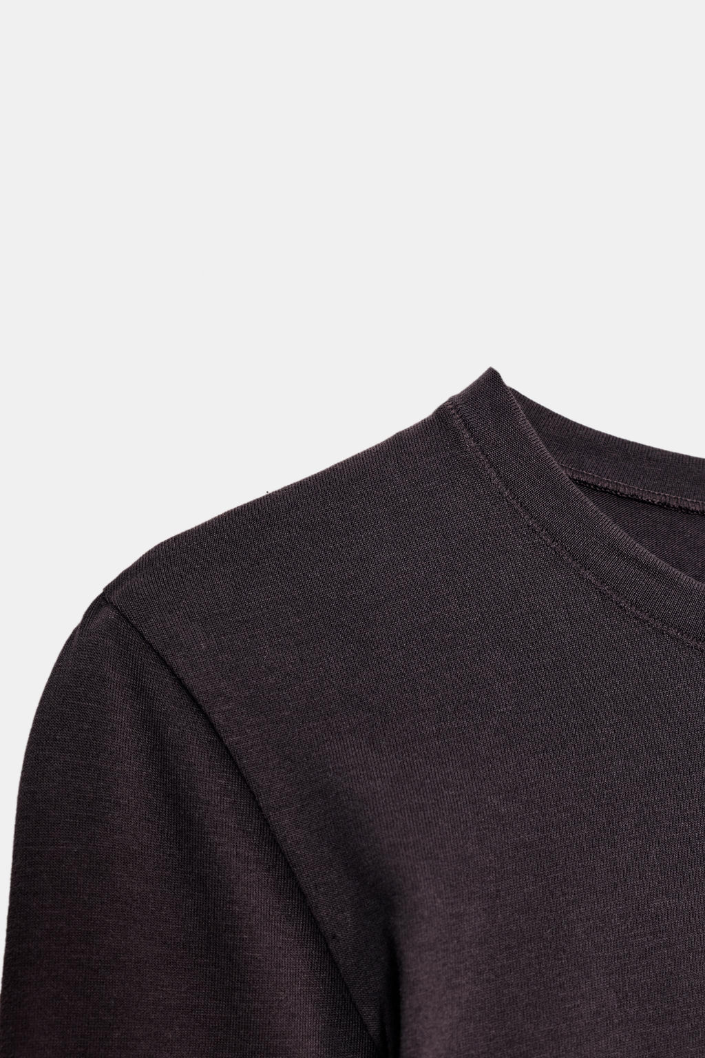 CAMISETA MANGA LARGA / Marr?n - Zara фото 9