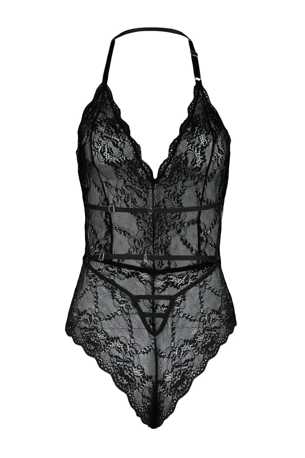 TRENDYOLMILLA Siyah Dantelli Ip Ask?l? C?tc?tl? Orme Body THMAW23BD00009  фото 6