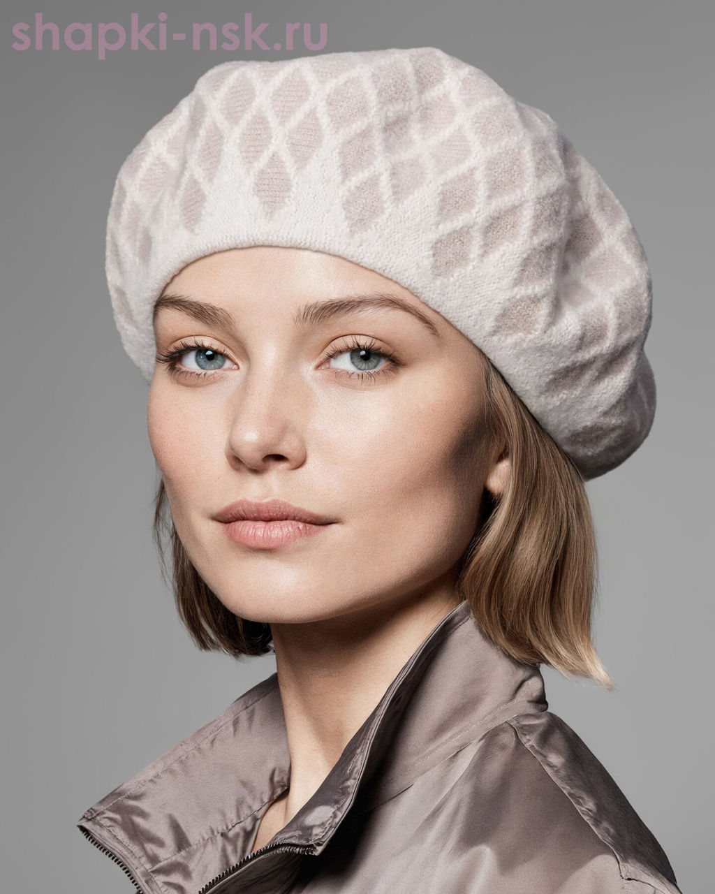 515 Берет женский флис (56-58)