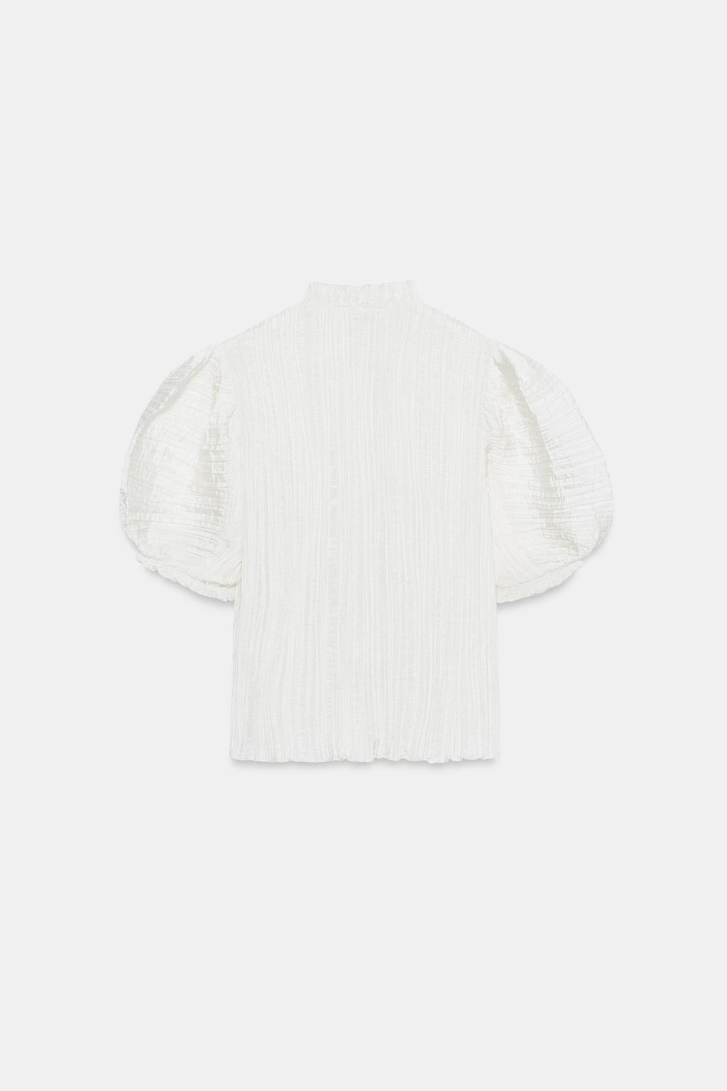 BLUSA PLISADA ZW COLLECTION / Crudo