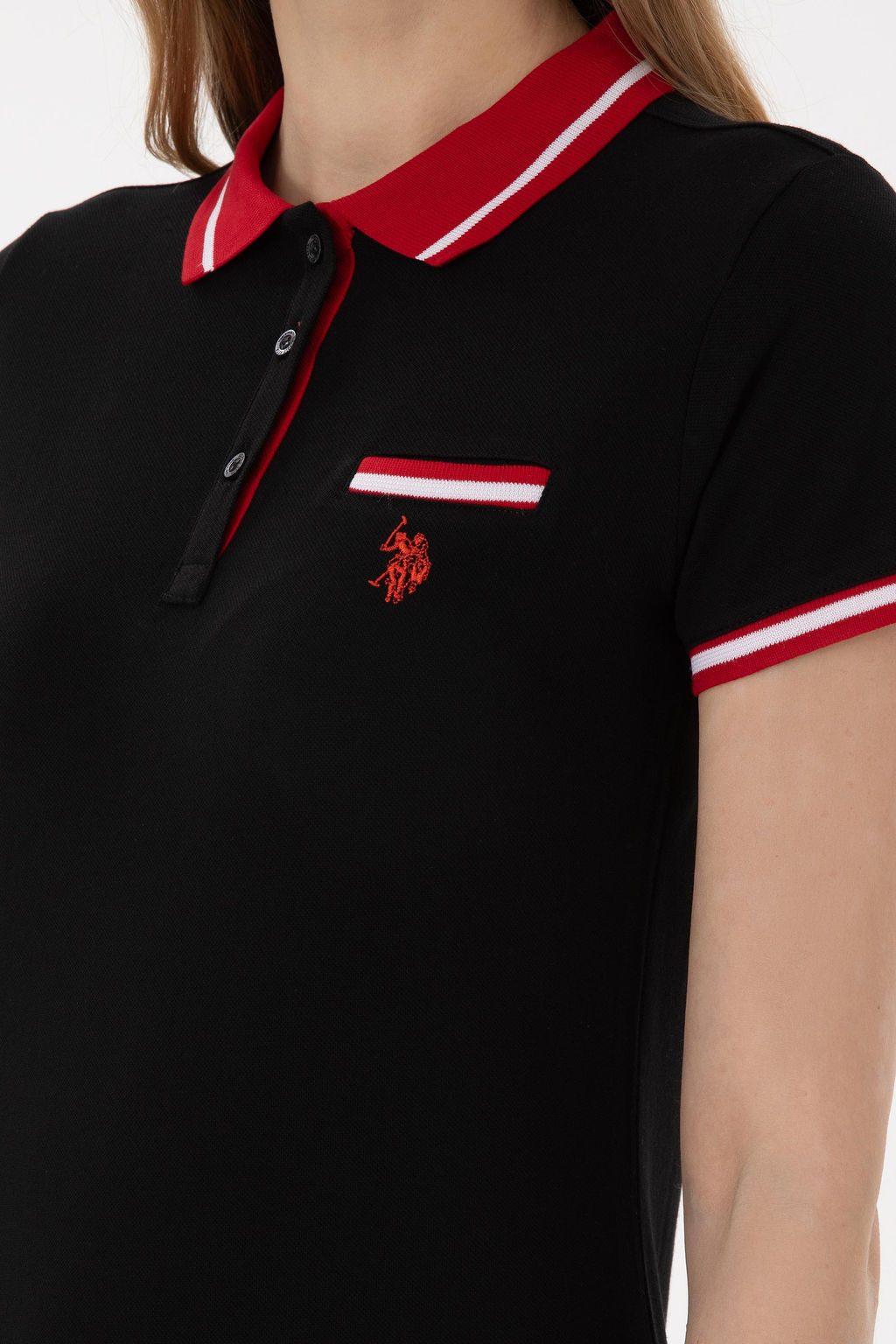Kad_n Siyah Ti__rt Sepette S_rpriz _ndirim - U.s. polo assn фото 7