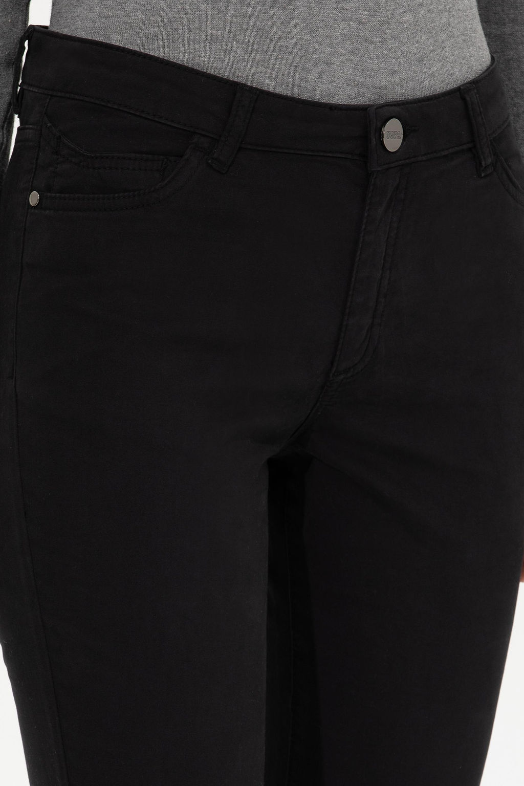 Kad_n Siyah Toothpick Fit Pantolon