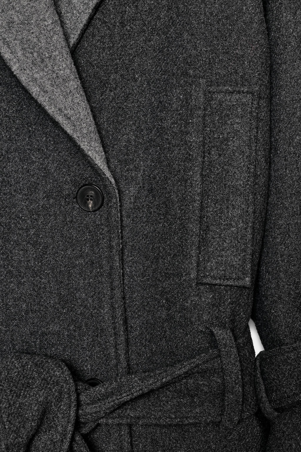 SHORT BELTED COAT ZW COLLECTION LIMITED EDITION - Zara фото 5