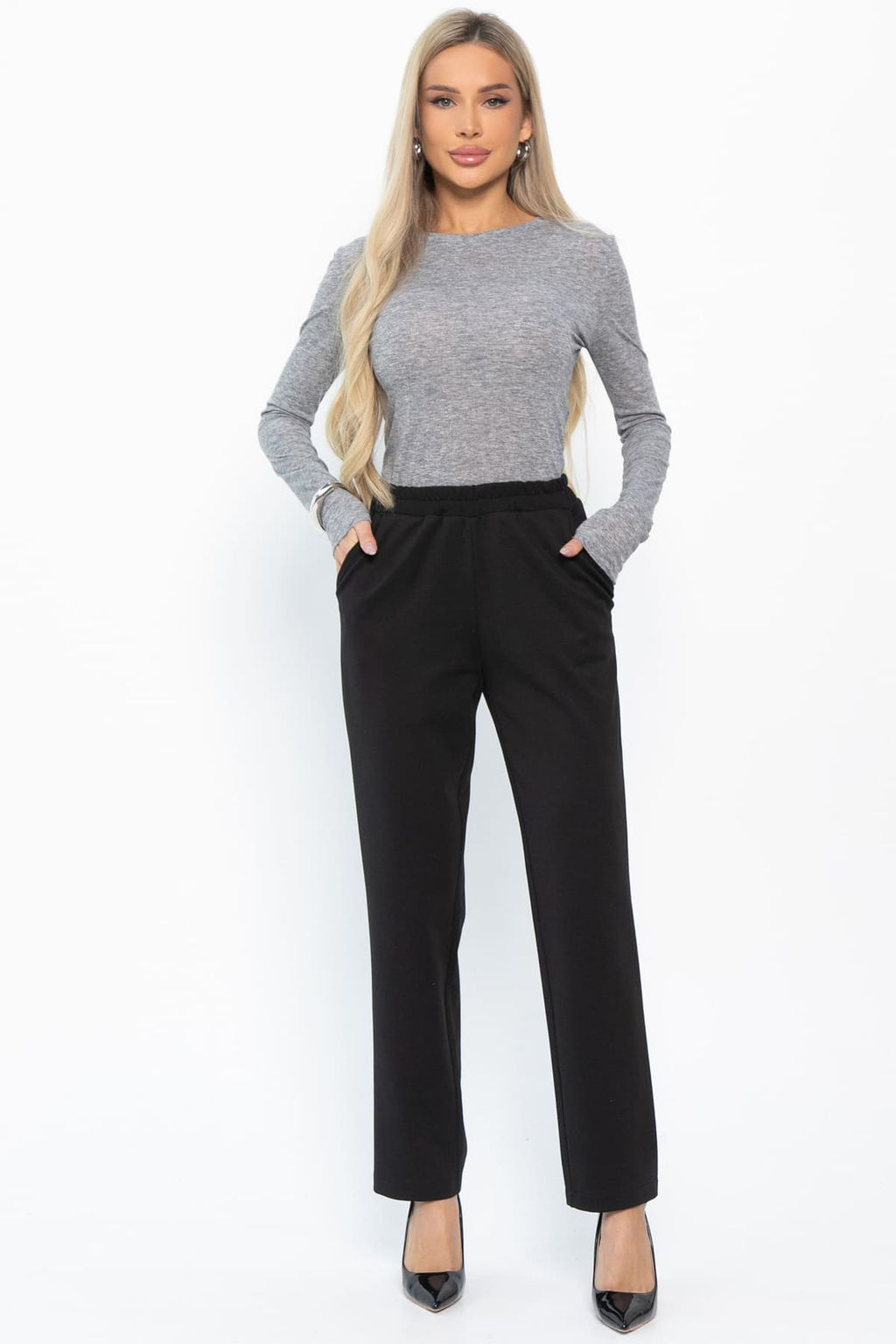 Брюки Беззаботное путешествие (черные) Б14865-16М - Lt collection фото 5