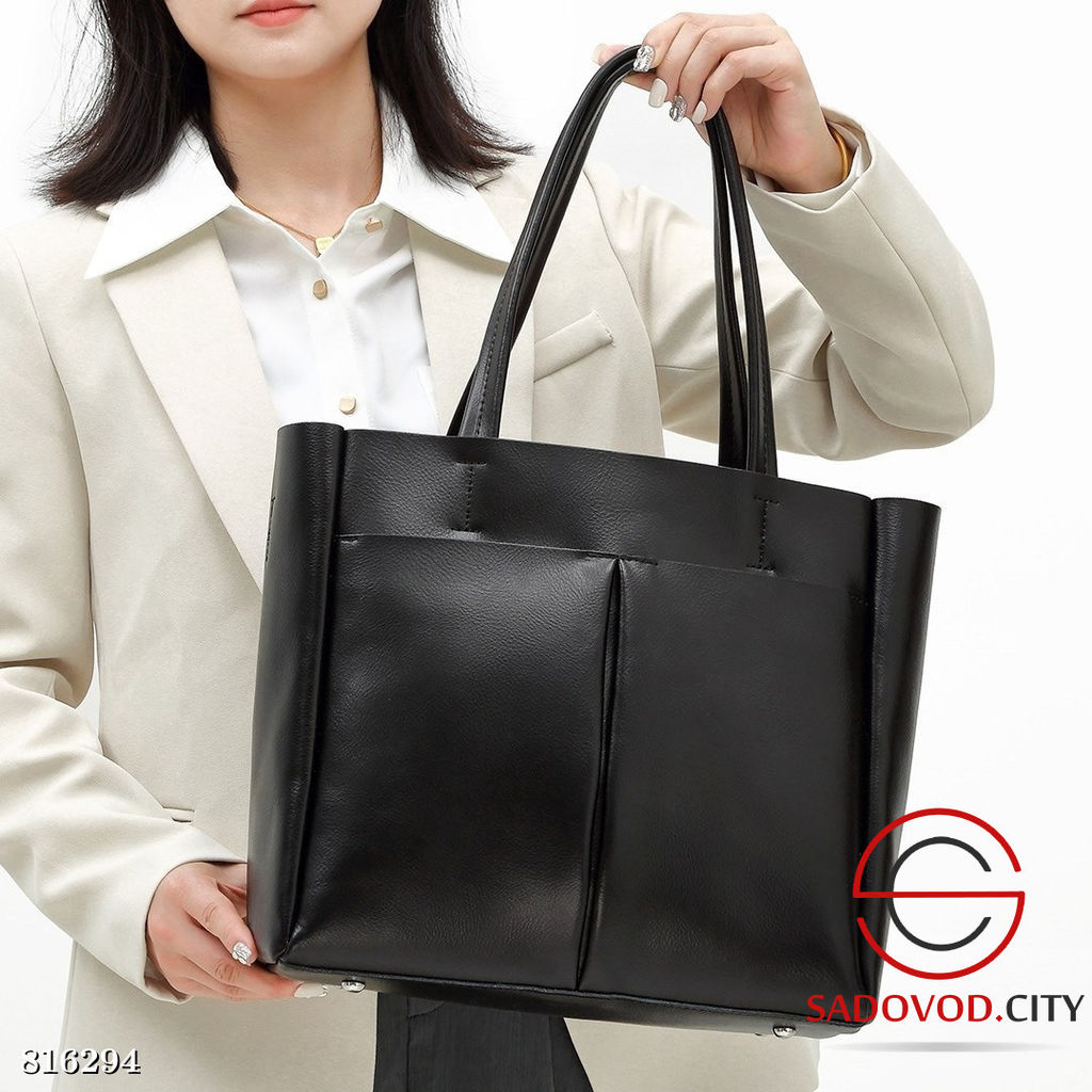 Женская сумка шоппер из натуральной кожи - Bruno фото 2