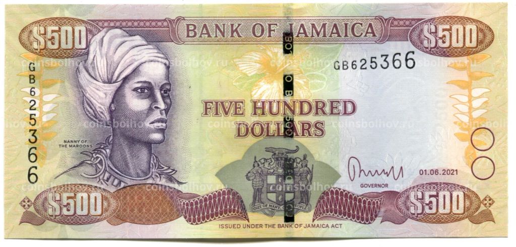 500 долларов 2021 года Ямайка