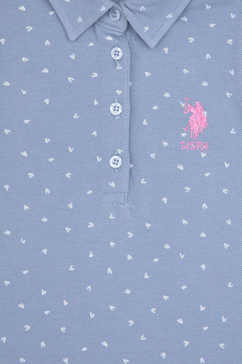 K_z _ocuk Mavi _rme Elbise - U.s. polo assn фото 4