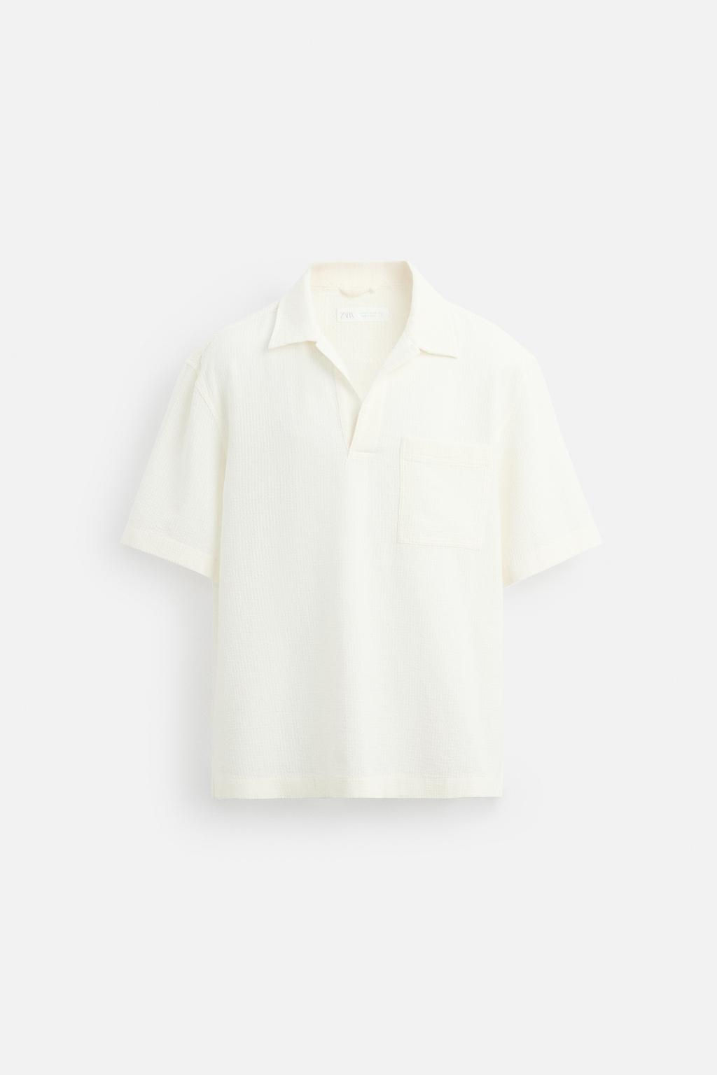 JACQUARD POLO SHIRT - Zara фото 7