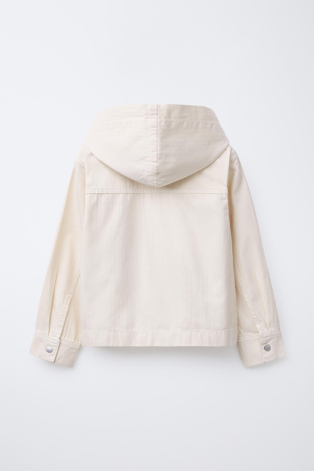 HERRINGBONE HOODED OVERSHIRT - Zara фото 2