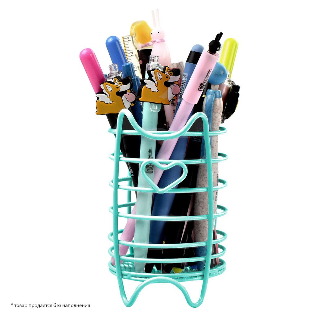 Подставка для канцелярских принадлежностей, арт.53960/ 50 МЯТНЫЙ КОТ - Феникс+ фото 3