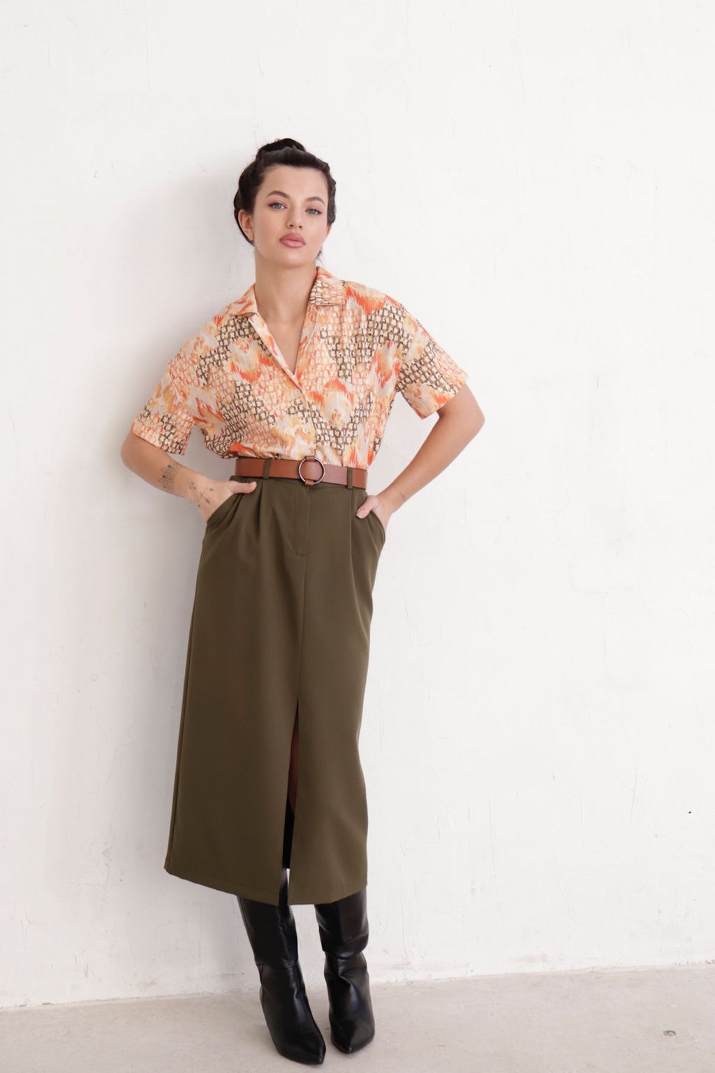 11222 Рубашка с коротким рукавом - Martichelli фото 12