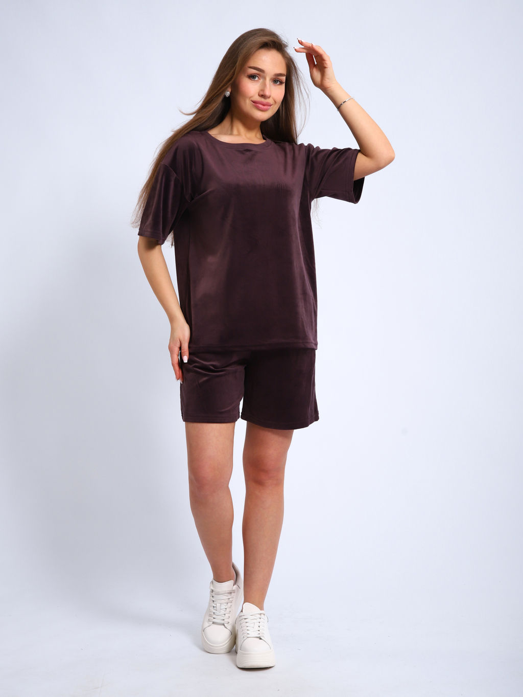 Костюм женский 5-350 из велюра - Новое кимоно фото 10