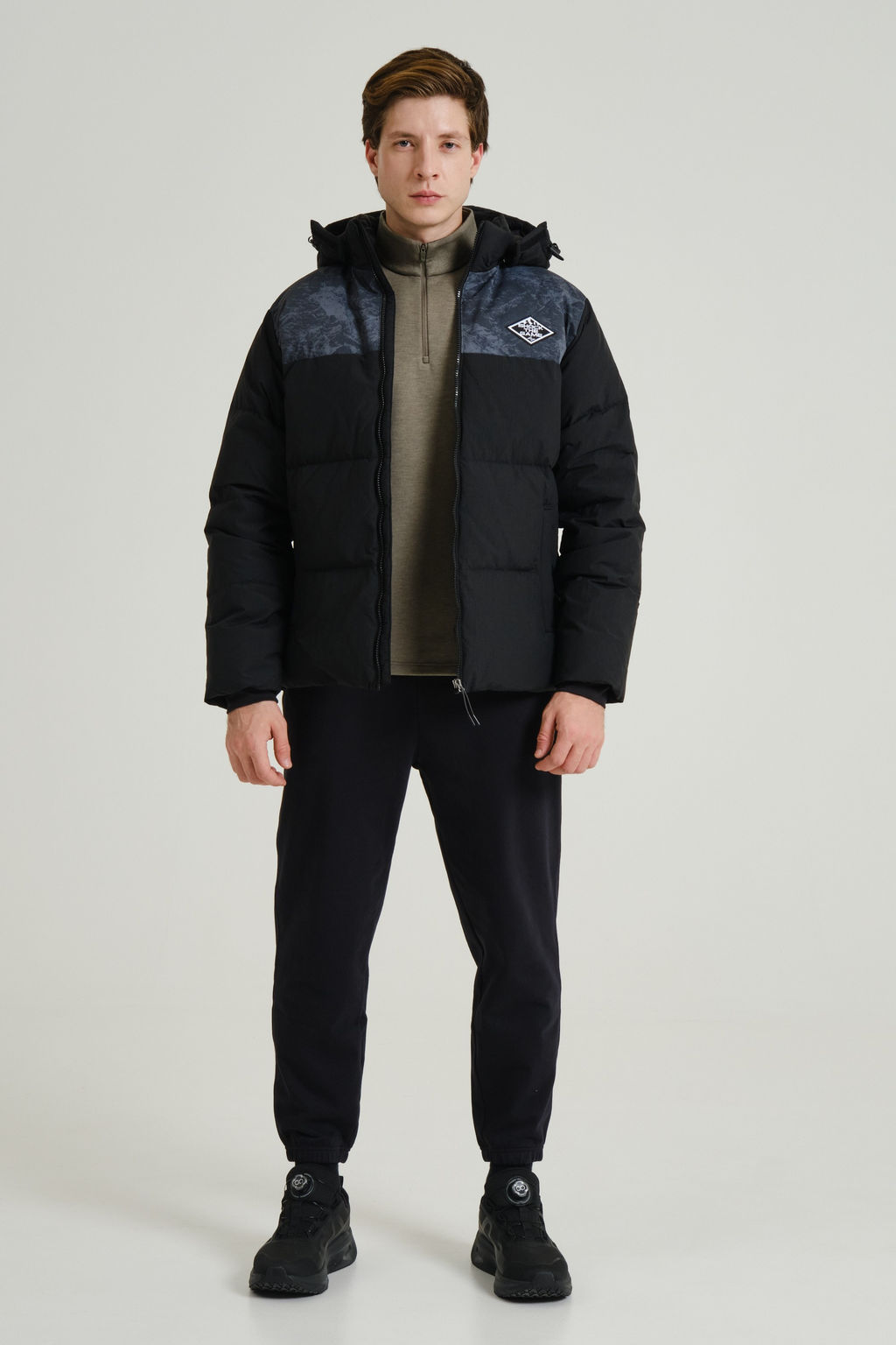 Пуховик короткий Черный - Anta фото 2