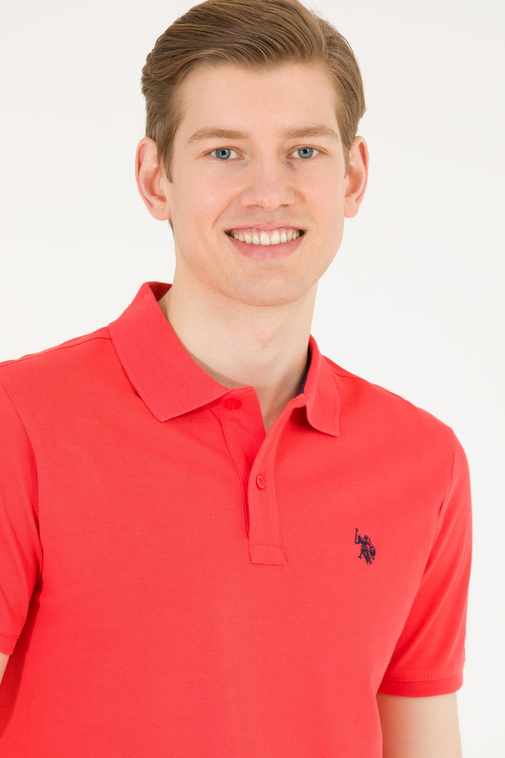 Erkek K_rm_z_ Basic Polo Yaka Ti__rt