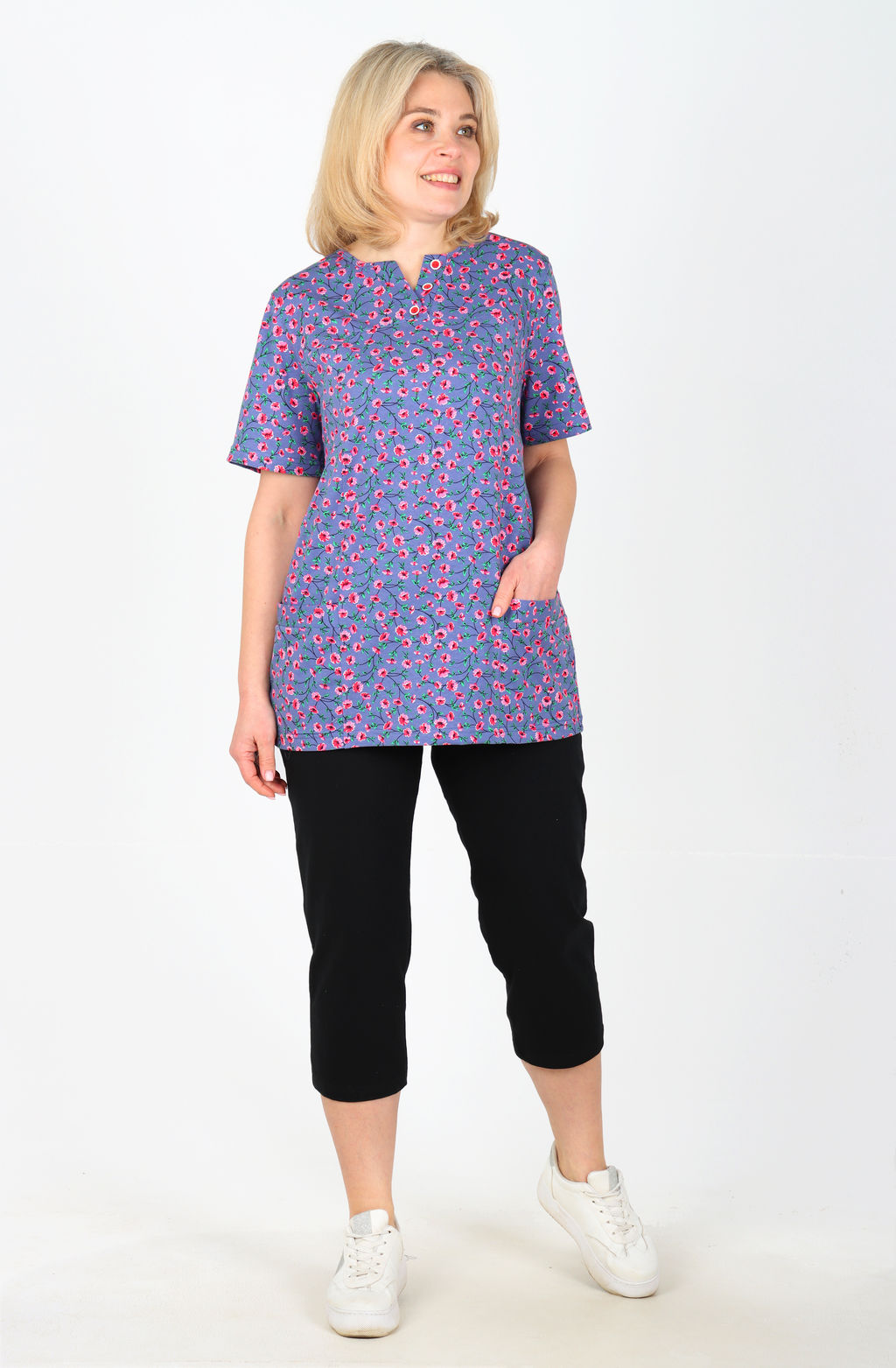 Футболка Кира Ф-105 (46-64) кулирка - Лотос фото 15