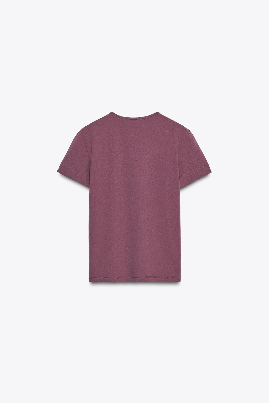 SHORT SLEEVE RUSTIC COTTON T-SHIRT - Zara фото 4
