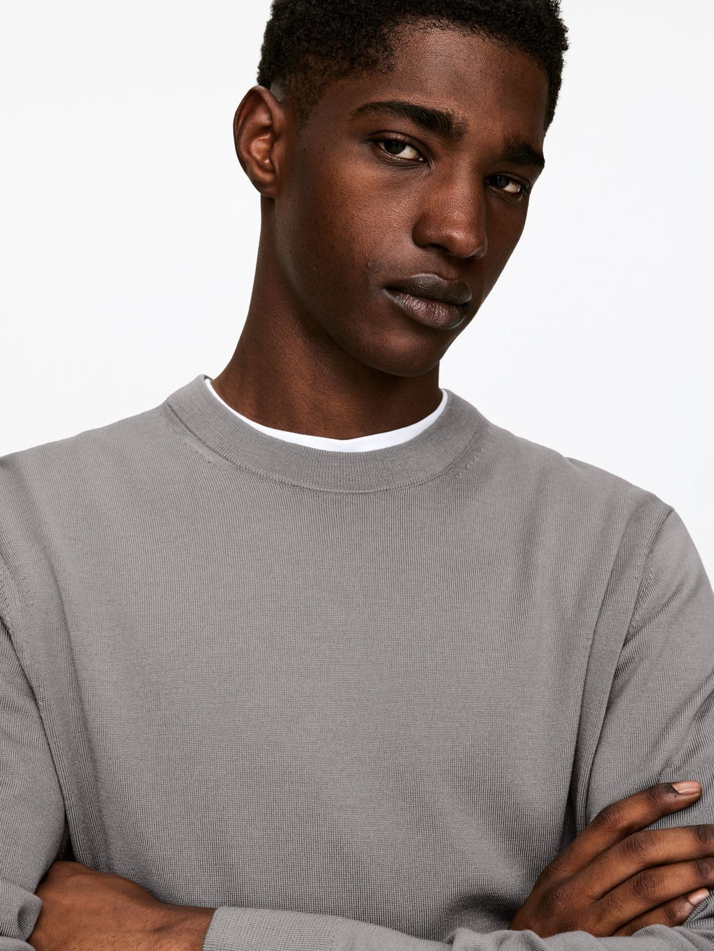 Jersey de punto fino en lana merino - H&m фото 7