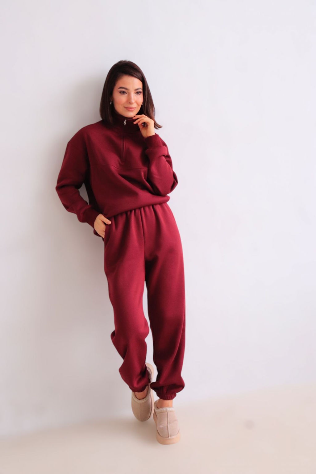 Martichelli Костюм спортивный в винном оттенке  фото 2