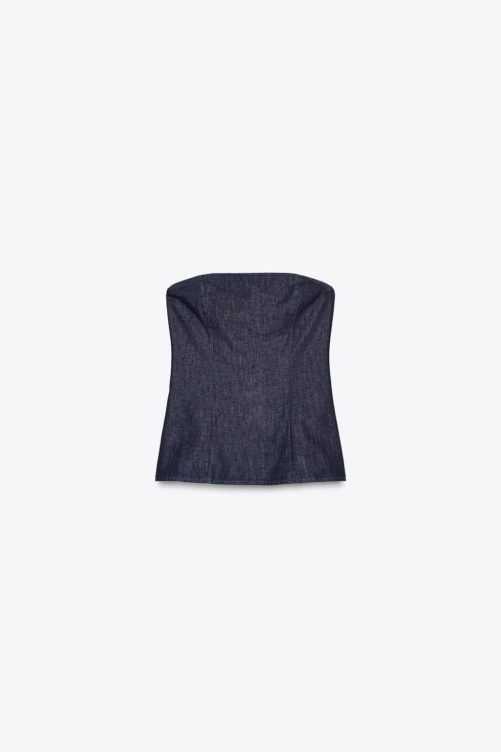 TRF DENIM BANDEAU TOP - Zara фото 4