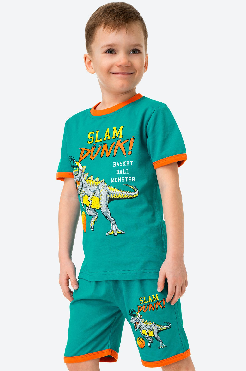 Хлопковый летний костюм для мальчика Bonito