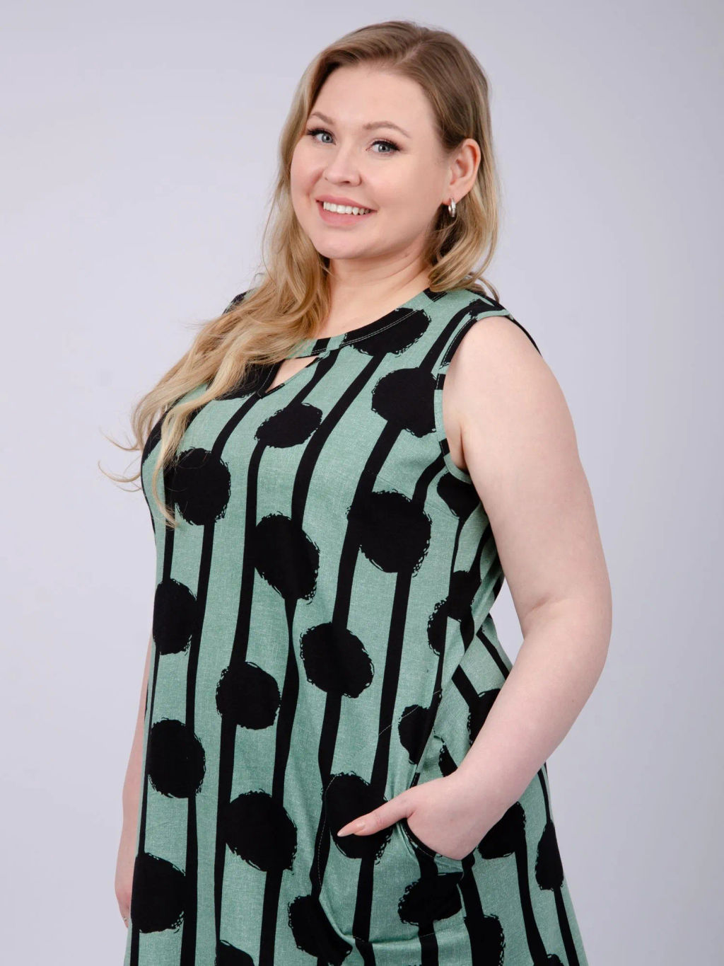 Сарафан ПЛ-255-зеленый - Ihomelux фото 2