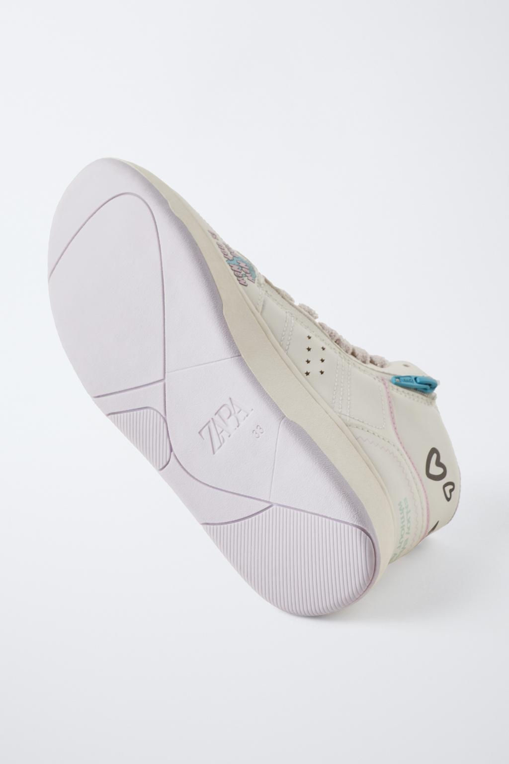 GRAFFITI HIGH-TOP SNEAKERS - Zara фото 7