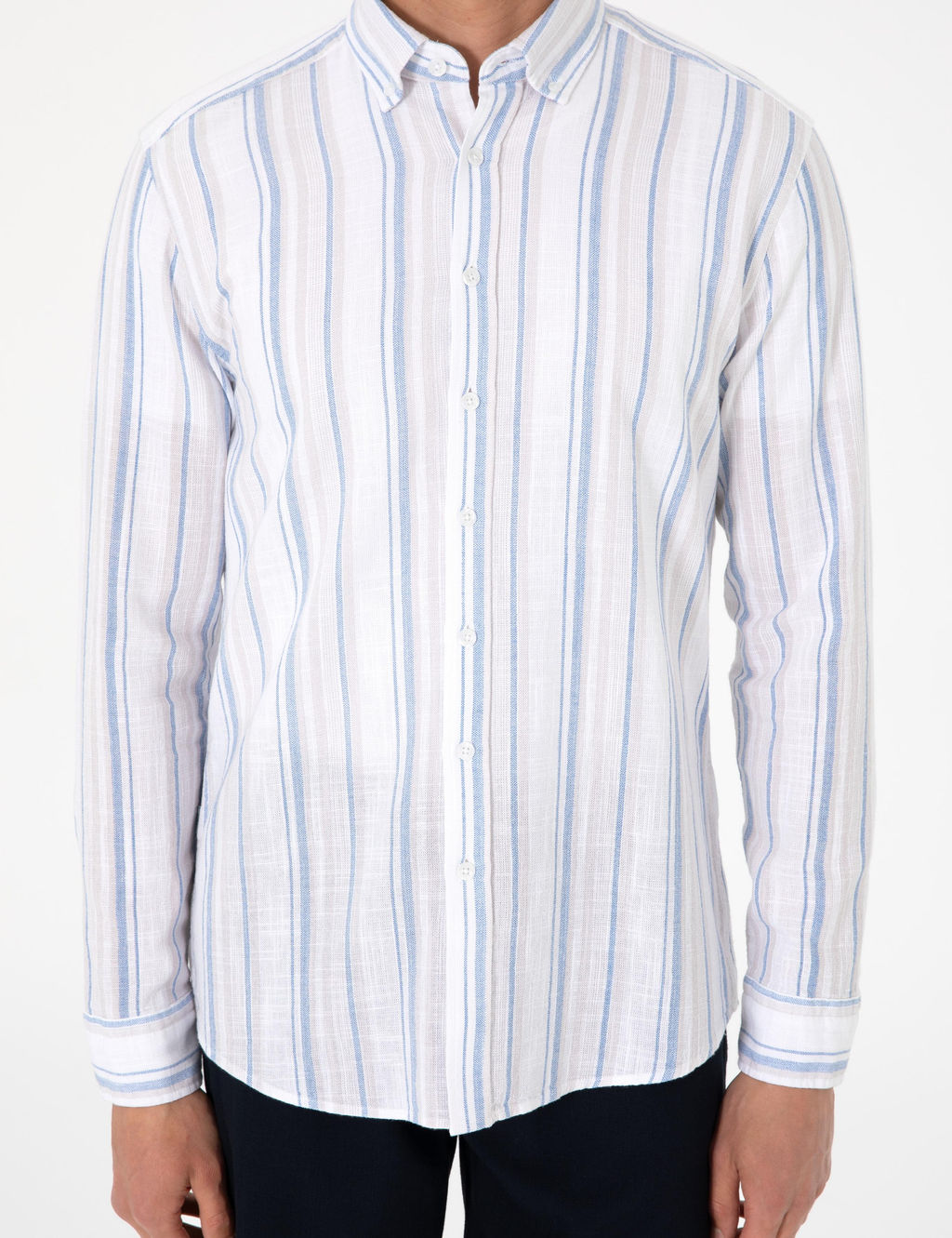 Mavi Regular Fit Uzun Kollu G_mlek - Pierre cardin фото 6