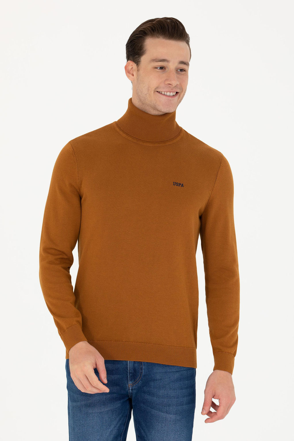 Свитер мужской U. S. Polo Assn Basic кокосовый из хлопка - U.s. polo assn фото 17