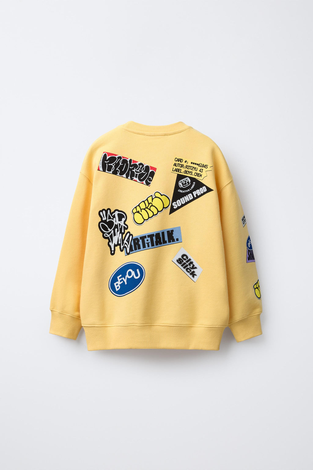 GRAFFITI PRINT SWEATSHIRT - Zara фото 2
