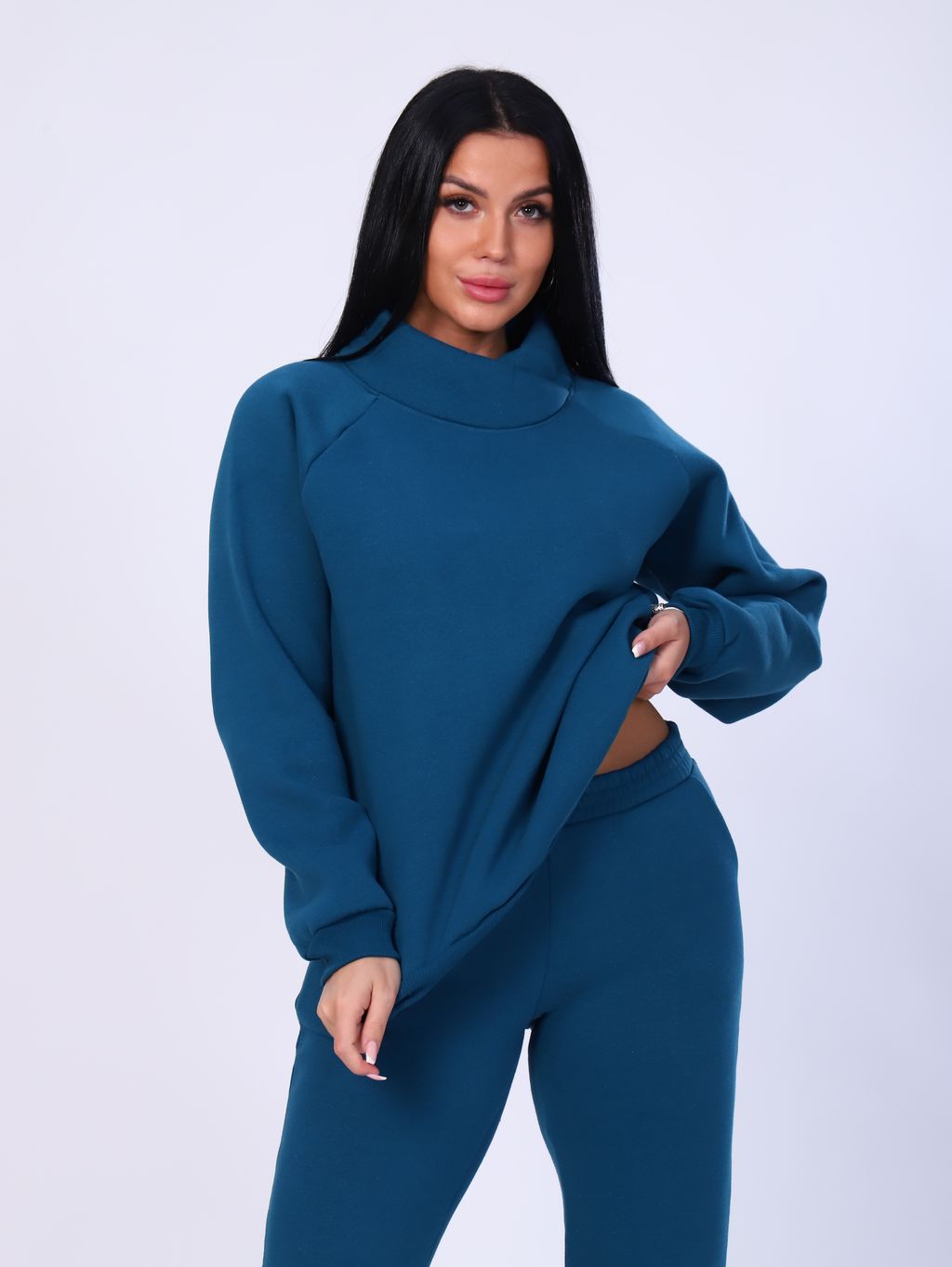 М343 Костюм Олимпия без капюшона (изумруд) - Иванушка-трикотаж фото 9