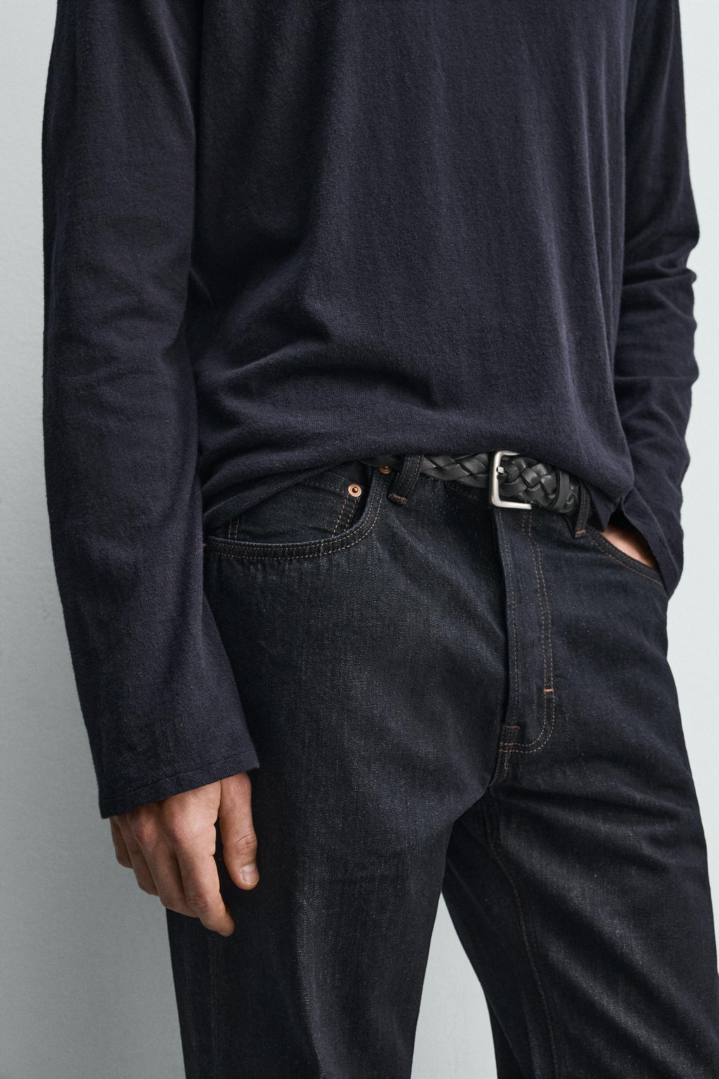 JEANS STRAIGHT FIT / ?ndigo - Zara фото 7