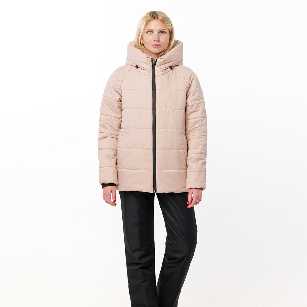 RODOS Утеплённый костюм женский зима М-289 Бежевый/Чёрный  фото 67