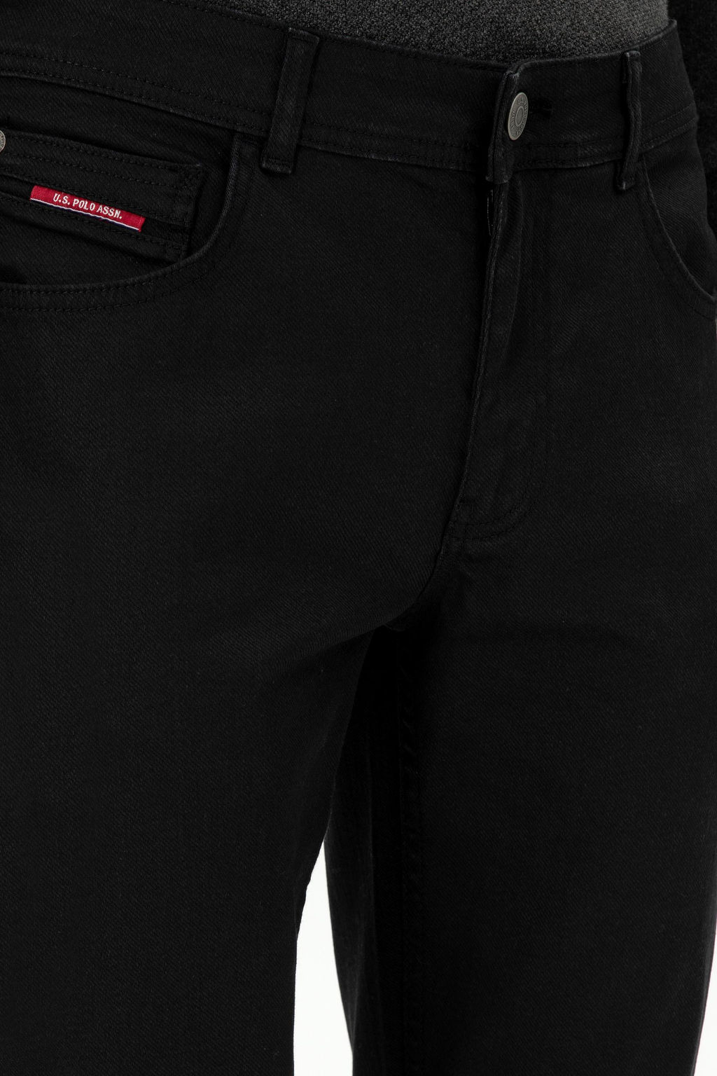 Мужские черные джинсовые брюки - U.s. polo assn фото 5