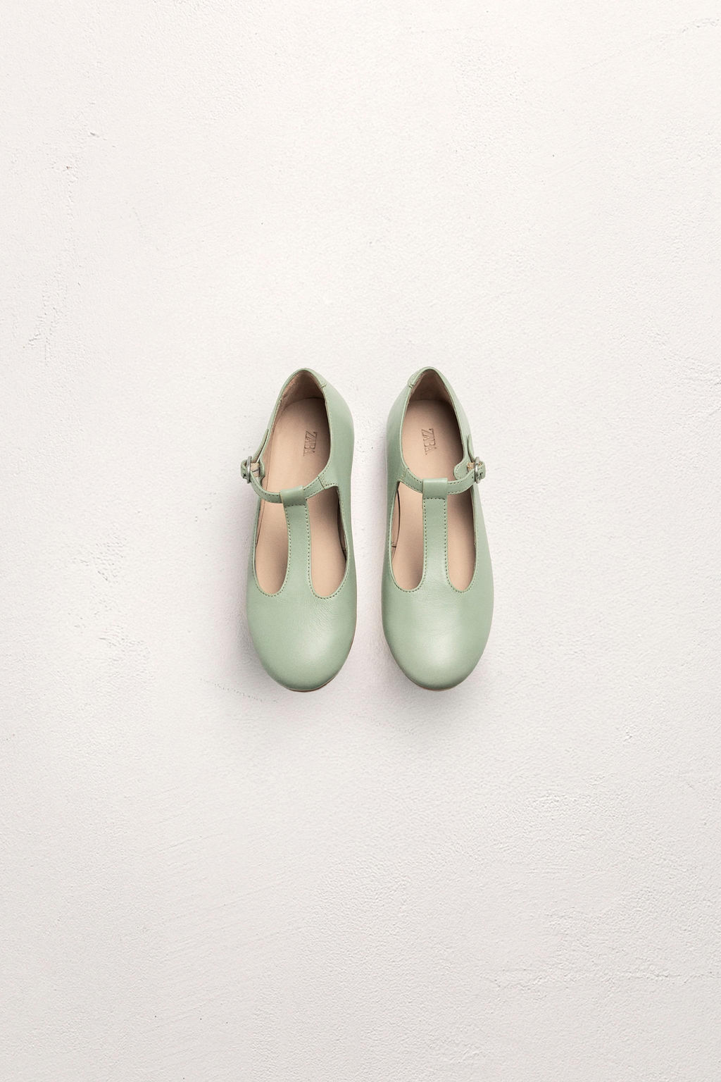 T-BAR LEATHER BALLET FLATS - LIMITED EDITION - Zara фото 8