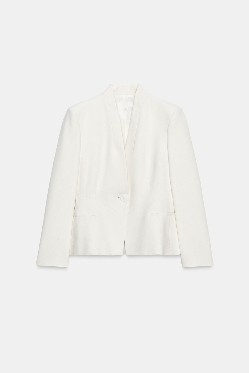 BLAZER ENTALLADA HOMBRERAS / Crudo - Zara фото 8
