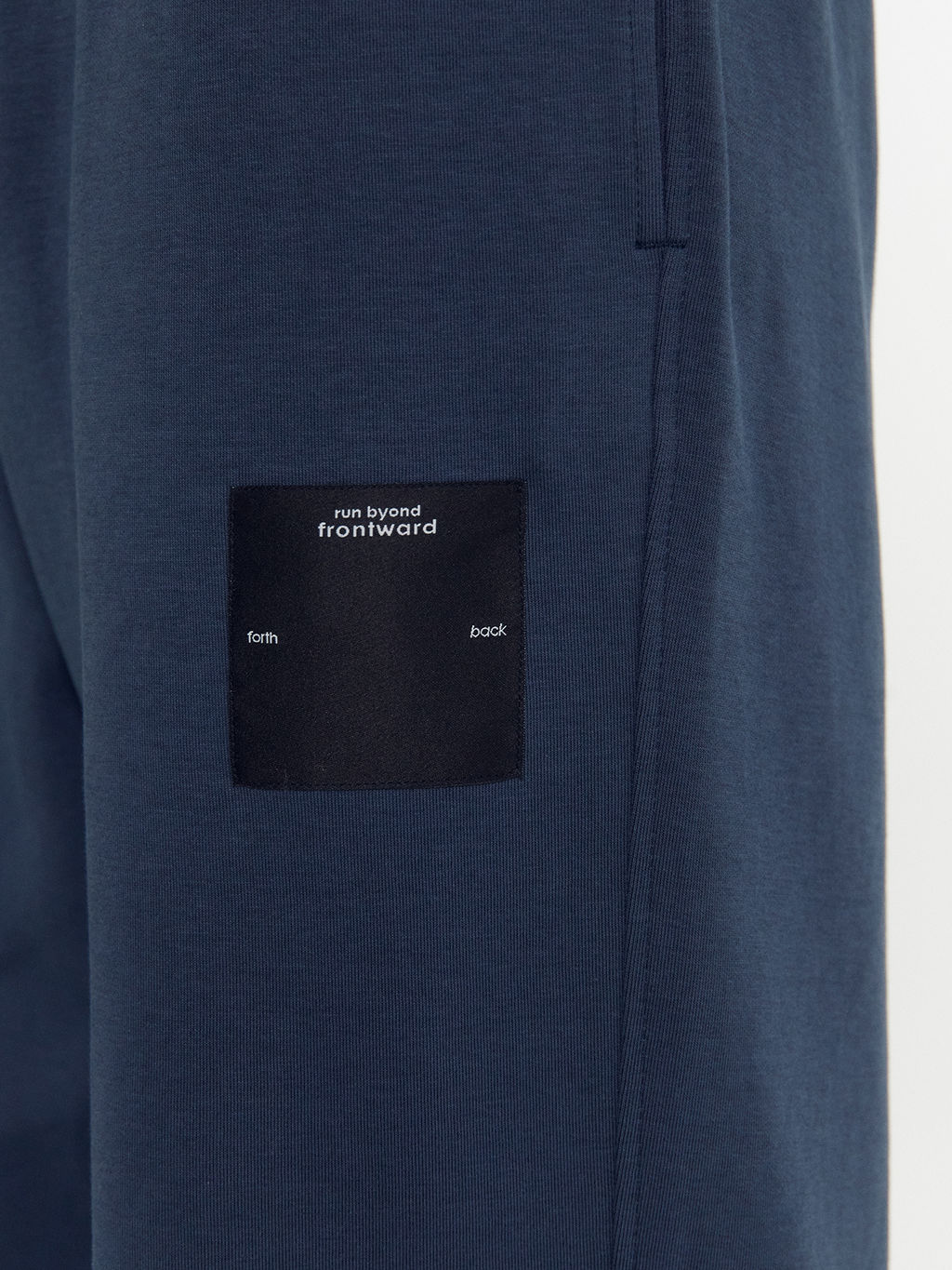 Брюки мужские синие с печатью