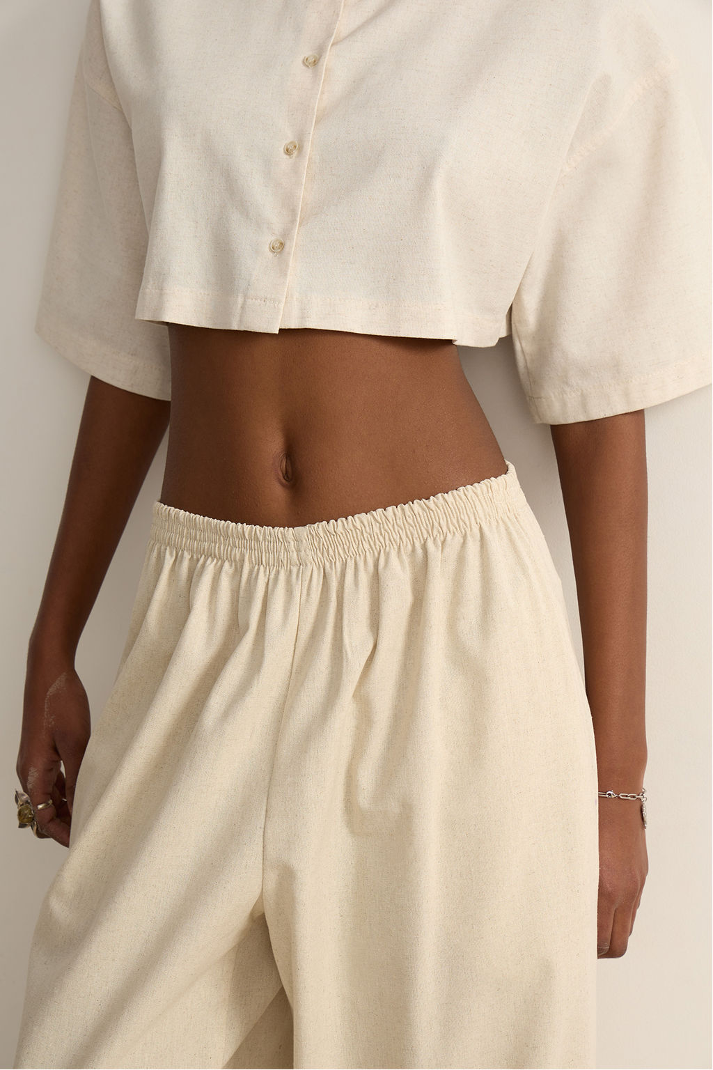 Брюки на резинке изо льна - Mollis фото 5