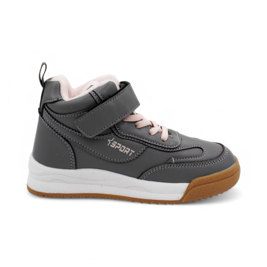 Кроссовки высокие демисезонные А7771-15 серый - BONCY фото 2