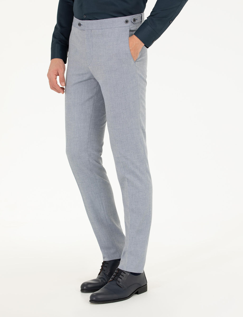 Saks Ex. Slim Fit Kuma_ Pantolon - Pierre cardin фото 2