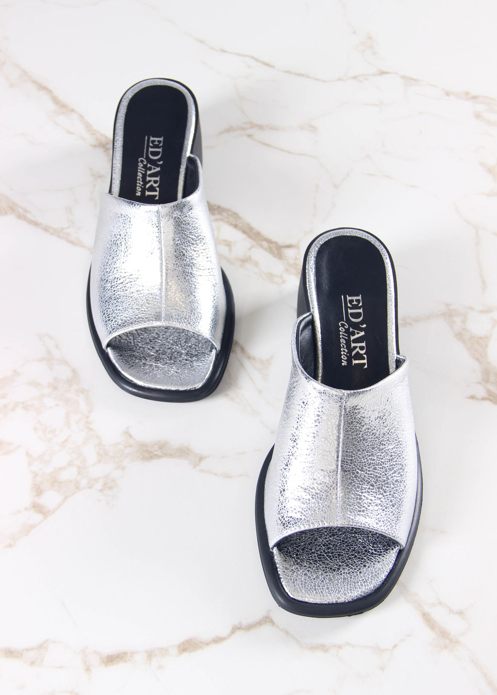 Новинка! БОСОНОЖКИ ED'ART 4012.23663'BL. СЕРЕБРО - Edart фото 2