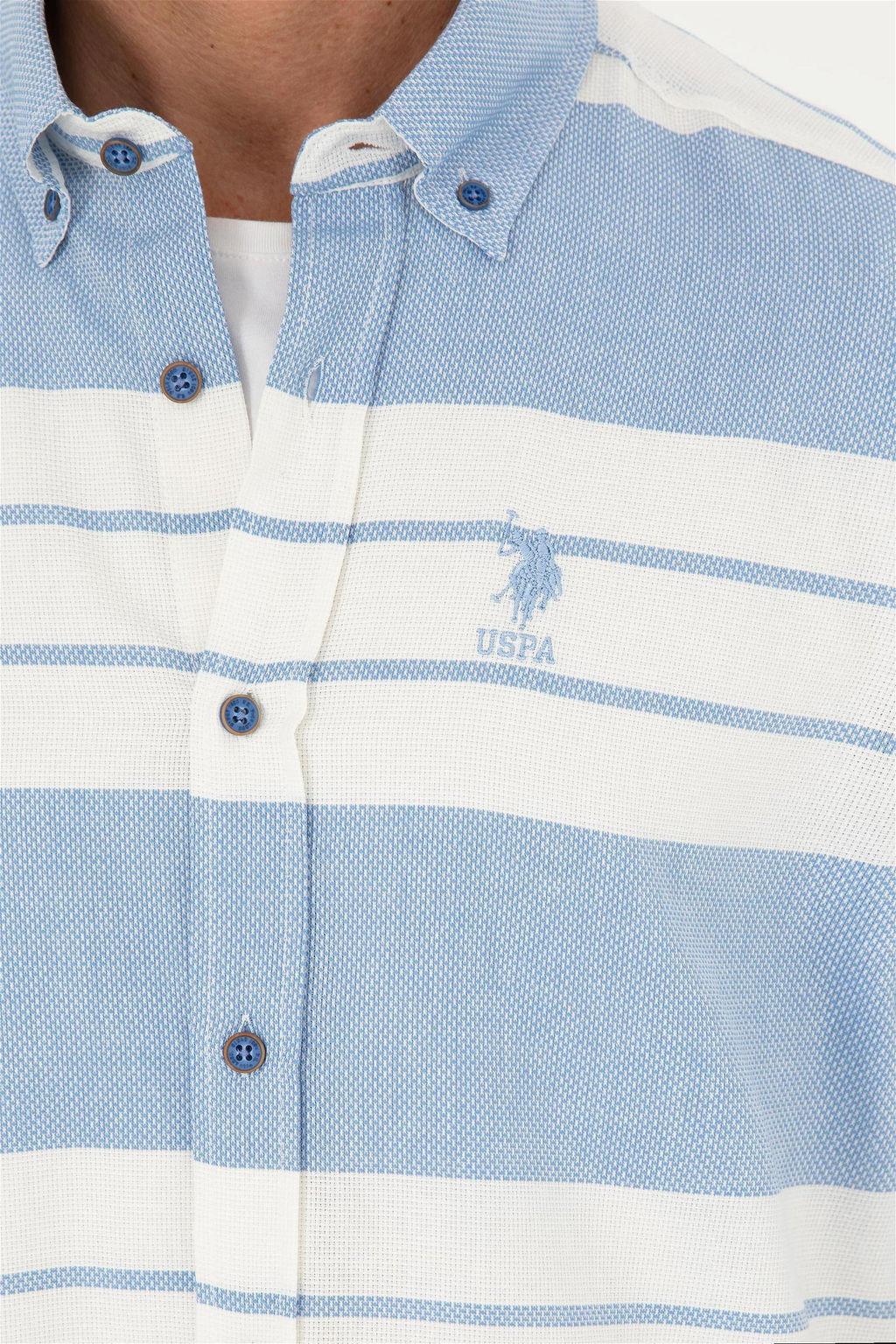 U. S. Polo Assn / Мужская рубашка Saks с длинным рукавом - U.s. polo assn фото 7