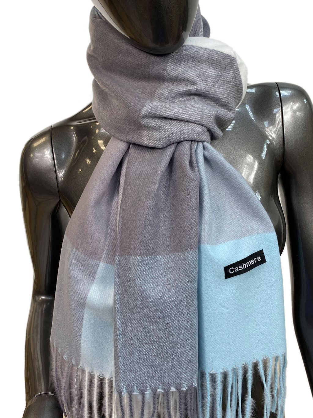 Мягкий палантин из кашемира, мультицвет - Greta фото 28