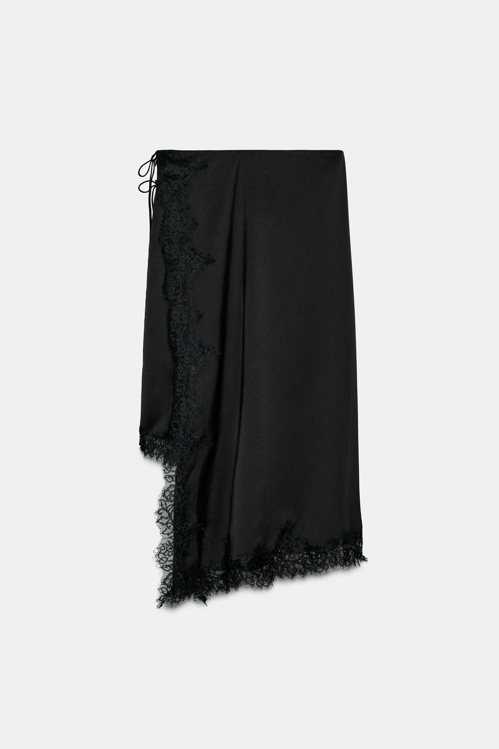 ZW COLLECTION SATIN LACE SKIRT