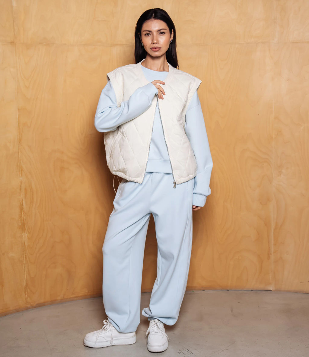 Жилет #КТ750, светло-бежевый - Dommod фото 4