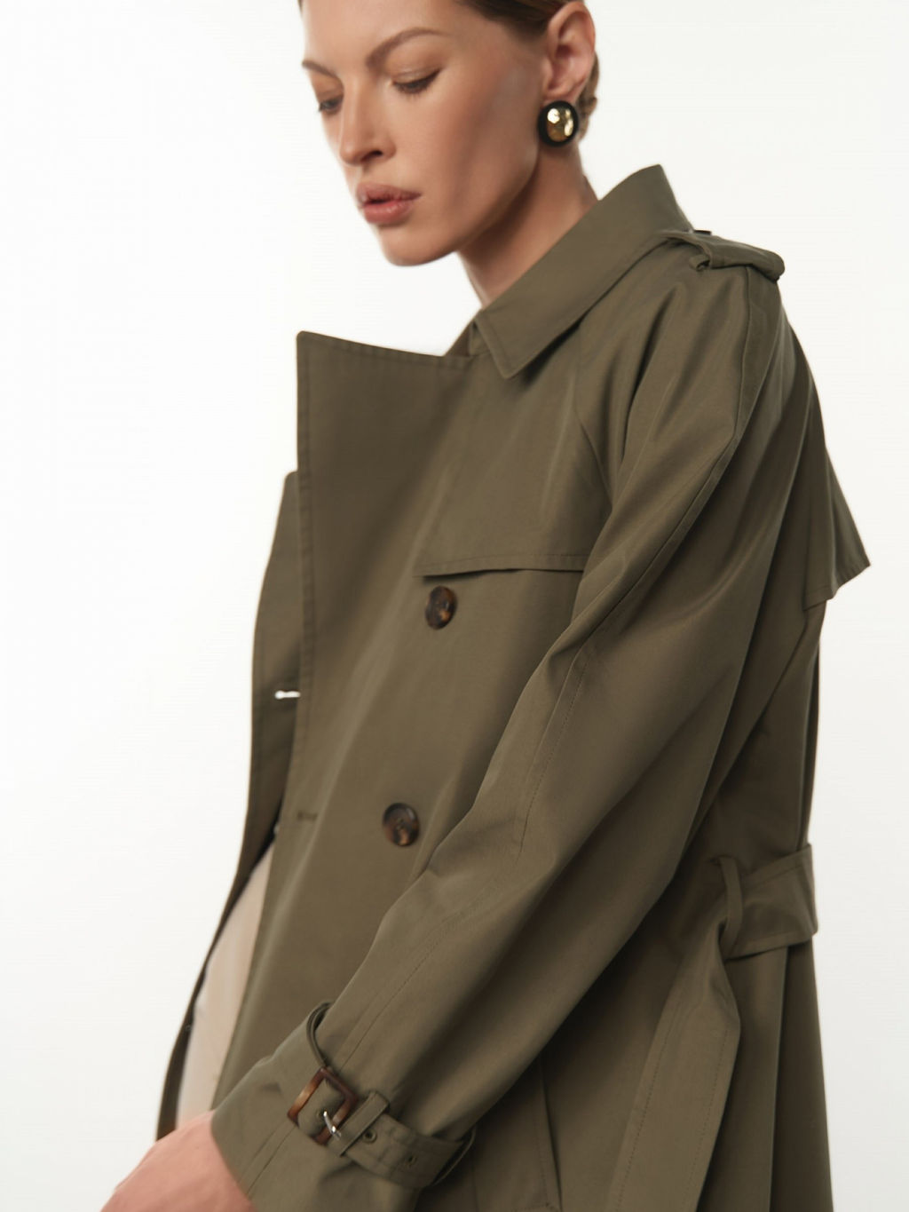 Conso/SL 230125 - khaki Тренч  фото 6